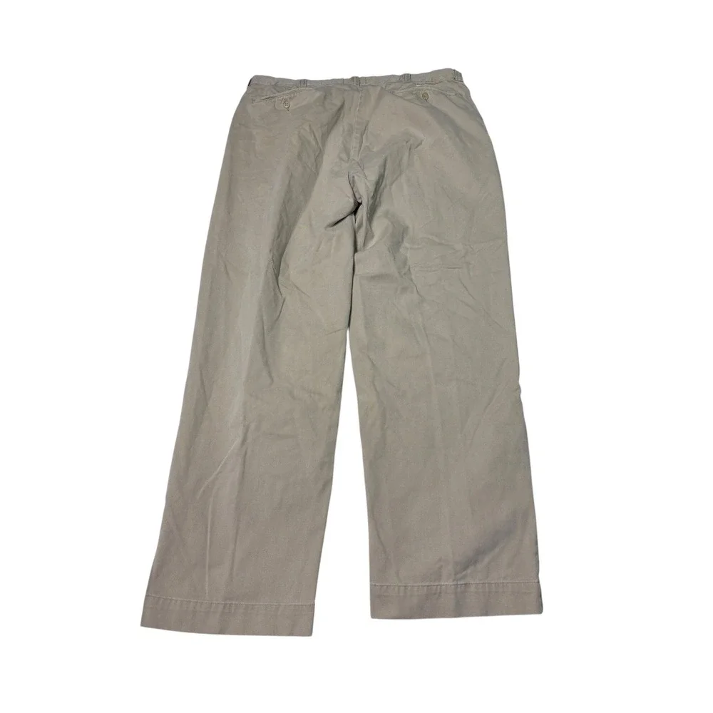 Polo Ralph Lauren Philip Pant Mens 36x30 Tan Khaki Cotton Chino Wide Leg Pants